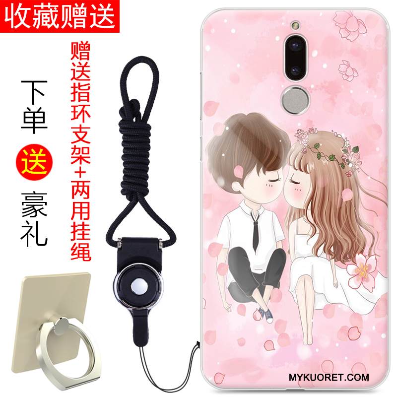 Kuori Huawei Mate 10 Lite Laukut Puhelimen Kuoret Persoonallisuus, Kotelo Huawei Mate 10 Lite Silikoni Trendi Vaaleansininen