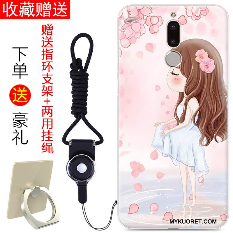 Kuori Huawei Mate 10 Lite Laukut Puhelimen Kuoret Persoonallisuus, Kotelo Huawei Mate 10 Lite Silikoni Trendi Vaaleansininen