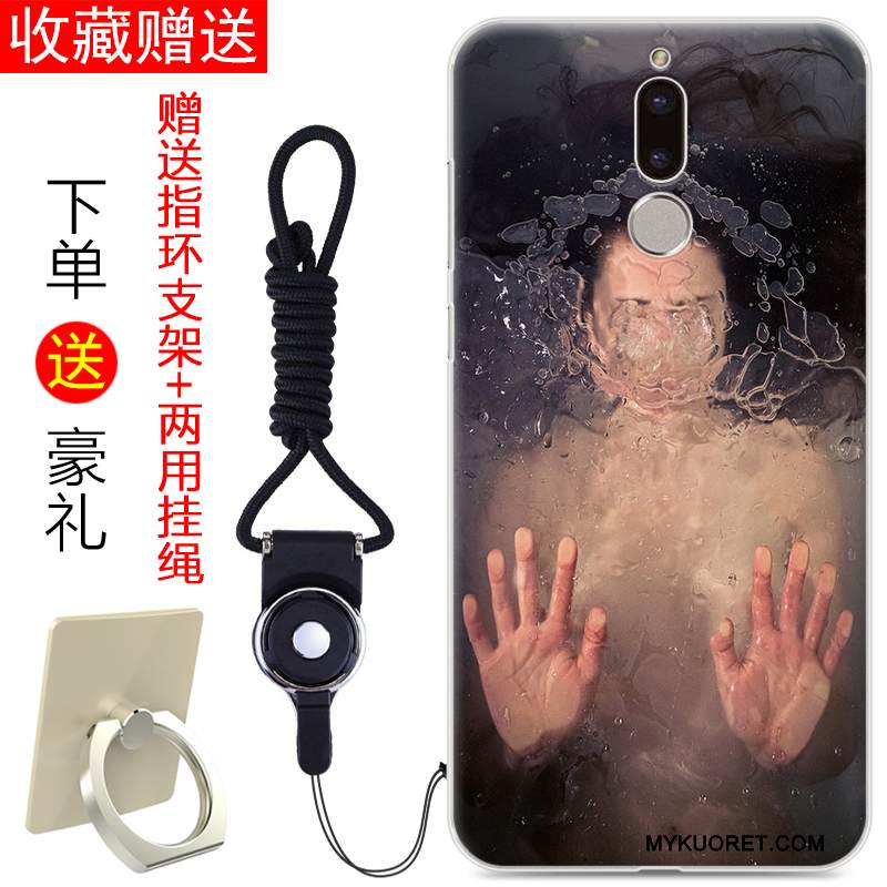 Kuori Huawei Mate 10 Lite Laukut Puhelimen Kuoret Persoonallisuus, Kotelo Huawei Mate 10 Lite Silikoni Trendi Vaaleansininen