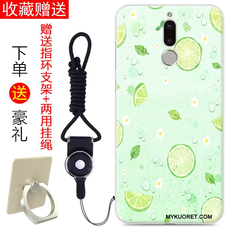 Kuori Huawei Mate 10 Lite Laukut Puhelimen Kuoret Persoonallisuus, Kotelo Huawei Mate 10 Lite Silikoni Trendi Vaaleansininen