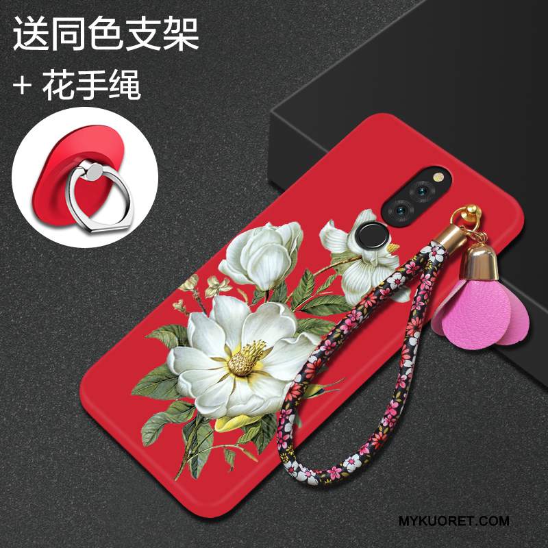 Kuori Huawei Mate 10 Lite Laukut Punainen Murtumaton, Kotelo Huawei Mate 10 Lite Suojaus Puhelimen Kuoret