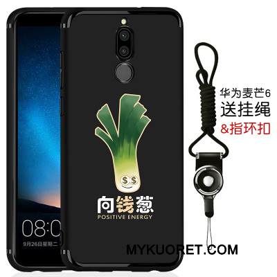 Kuori Huawei Mate 10 Lite Laukut Yksinkertainen Pesty Suede, Kotelo Huawei Mate 10 Lite Silikoni Ultra Musta