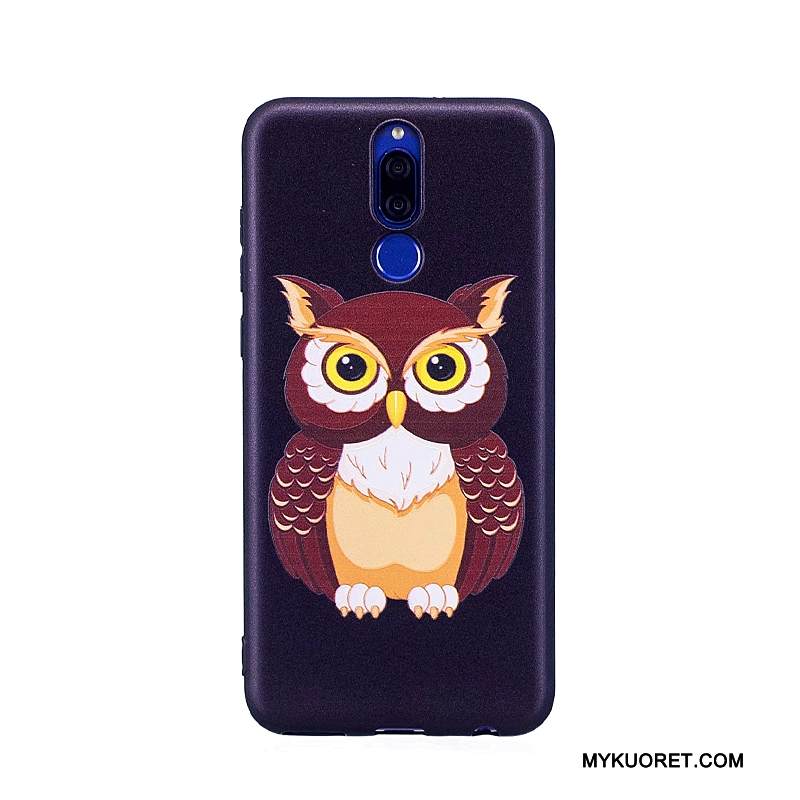 Kuori Huawei Mate 10 Lite Maalaus Trendi Punainen, Kotelo Huawei Mate 10 Lite Kohokuviointi Puhelimen Kuoret Nuoret