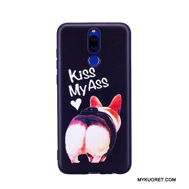 Kuori Huawei Mate 10 Lite Maalaus Trendi Punainen, Kotelo Huawei Mate 10 Lite Kohokuviointi Puhelimen Kuoret Nuoret