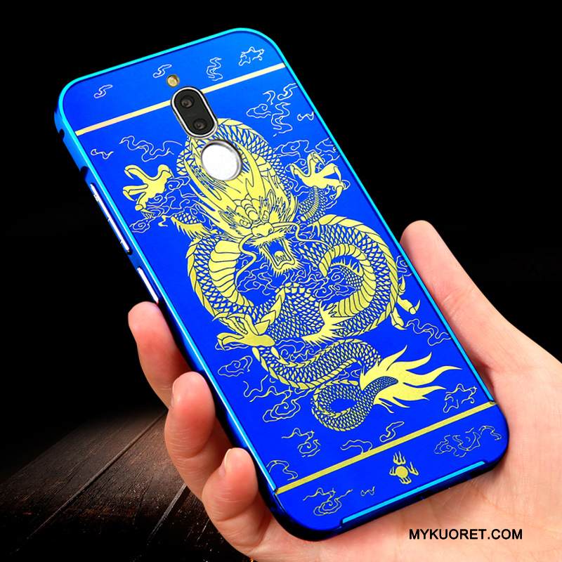 Kuori Huawei Mate 10 Lite Metalli Kulta Kehys, Kotelo Huawei Mate 10 Lite Laukut Puhelimen Kuoret Kova