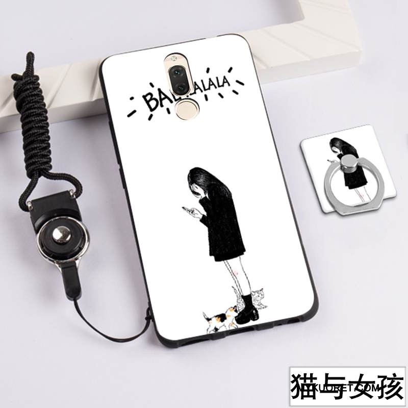 Kuori Huawei Mate 10 Lite Monivärinen Puhelimen Kuoret Pesty Suede, Kotelo Huawei Mate 10 Lite Suojaus Murtumaton