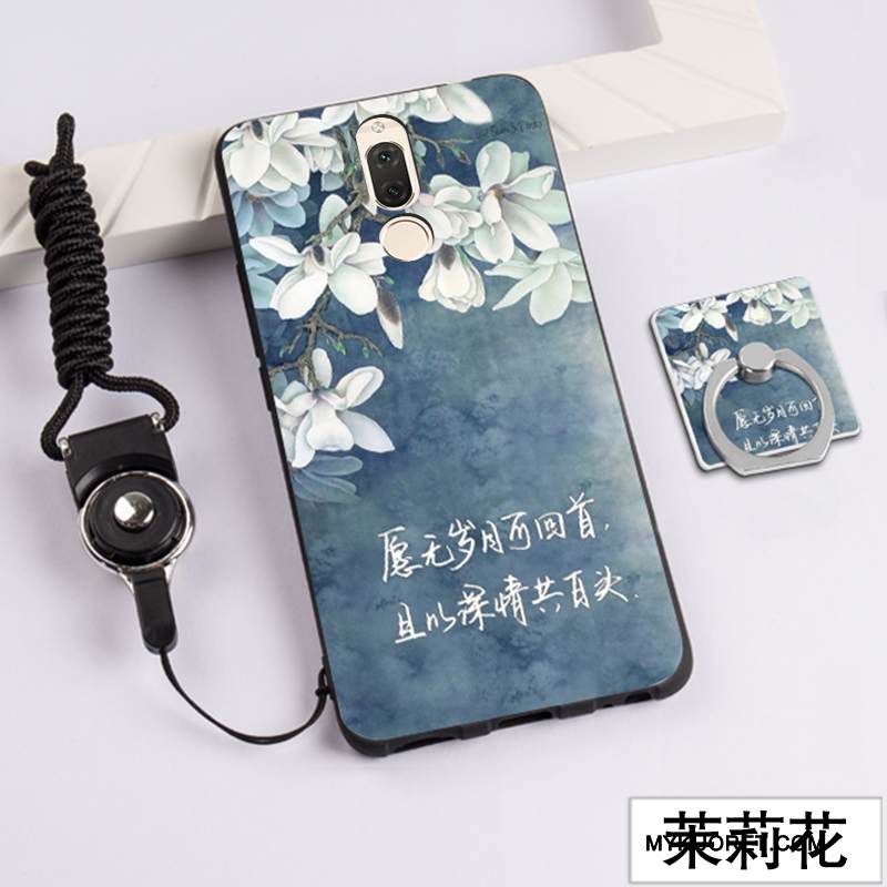 Kuori Huawei Mate 10 Lite Monivärinen Puhelimen Kuoret Pesty Suede, Kotelo Huawei Mate 10 Lite Suojaus Murtumaton