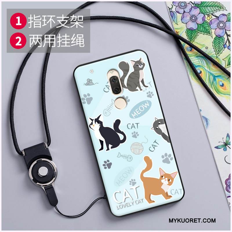 Kuori Huawei Mate 10 Lite Monivärinen Puhelimen Kuoret Trendi, Kotelo Huawei Mate 10 Lite Nahka