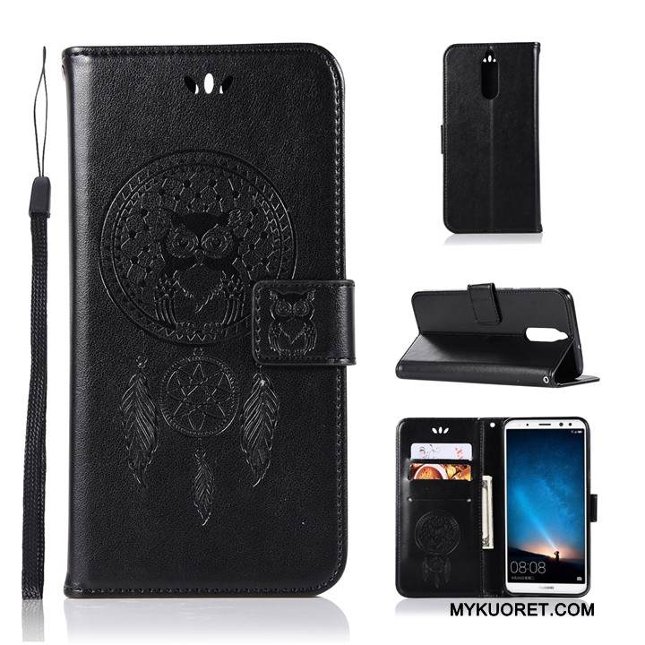 Kuori Huawei Mate 10 Lite Nahka Murtumaton, Kotelo Huawei Mate 10 Lite Suojaus