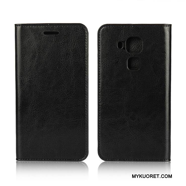 Kuori Huawei Mate 10 Lite Nahka Murtumaton Punainen, Kotelo Huawei Mate 10 Lite Suojaus Kalvo Puhelimen Kuoret