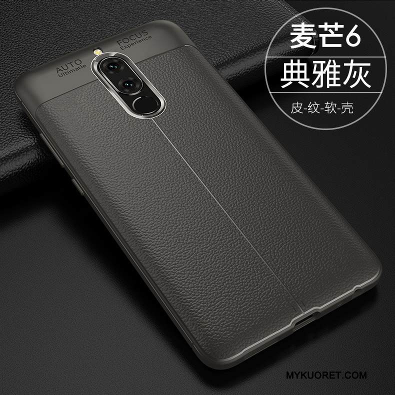 Kuori Huawei Mate 10 Lite Nahka Trendi Punainen, Kotelo Huawei Mate 10 Lite Luova Persoonallisuus Murtumaton