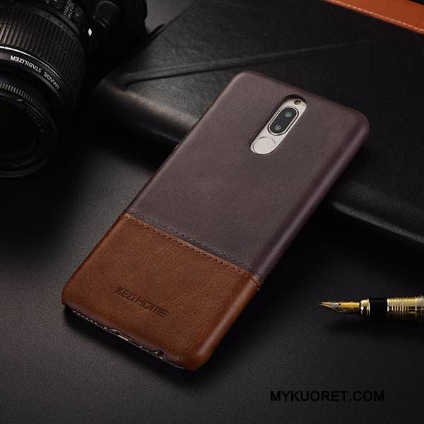 Kuori Huawei Mate 10 Lite Nahka Ultra Ohut, Kotelo Huawei Mate 10 Lite Suojaus Puhelimen Kuoret Liiketoiminta