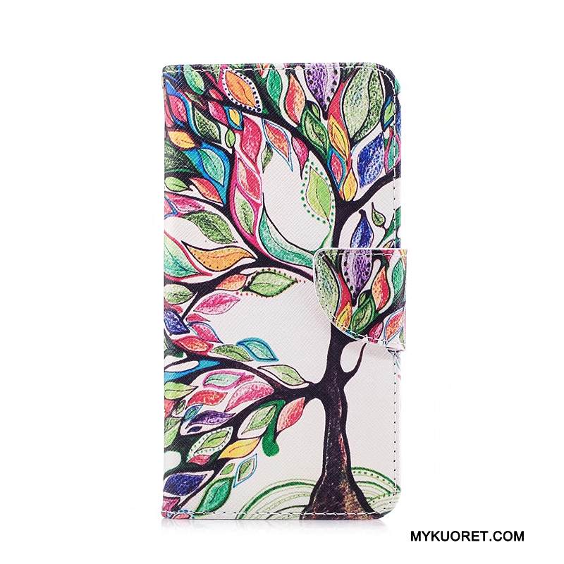 Kuori Huawei Mate 10 Lite Nahka Violetti Puhelimen Kuoret, Kotelo Huawei Mate 10 Lite Suojaus Nuoret