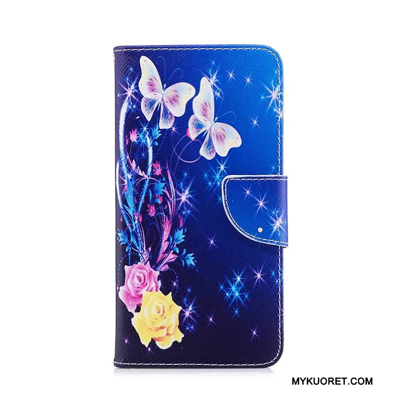 Kuori Huawei Mate 10 Lite Nahka Violetti Puhelimen Kuoret, Kotelo Huawei Mate 10 Lite Suojaus Nuoret