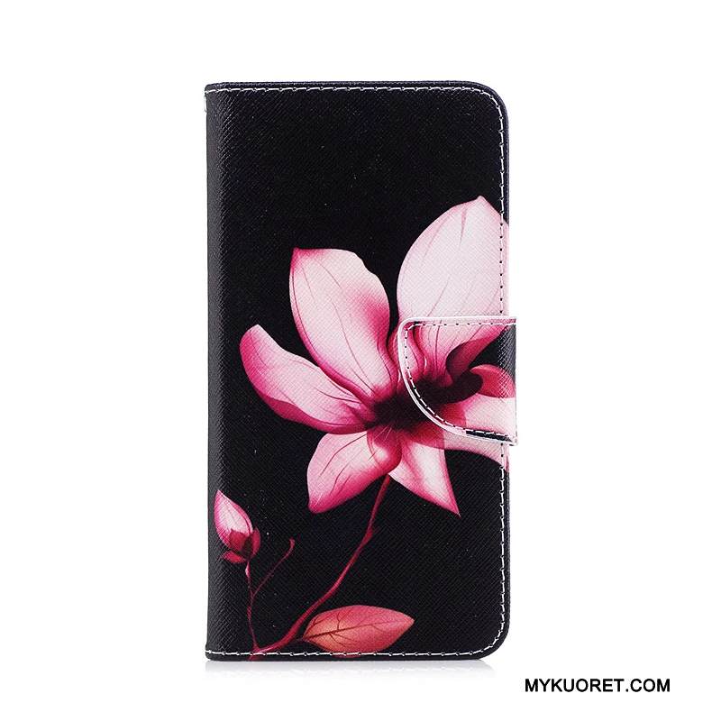 Kuori Huawei Mate 10 Lite Nahka Violetti Puhelimen Kuoret, Kotelo Huawei Mate 10 Lite Suojaus Nuoret