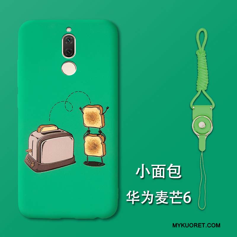 Kuori Huawei Mate 10 Lite Pehmeä Neste Persoonallisuus Punainen, Kotelo Huawei Mate 10 Lite Suojaus Puhelimen Kuoret Pesty Suede