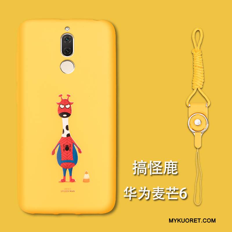 Kuori Huawei Mate 10 Lite Pehmeä Neste Persoonallisuus Punainen, Kotelo Huawei Mate 10 Lite Suojaus Puhelimen Kuoret Pesty Suede