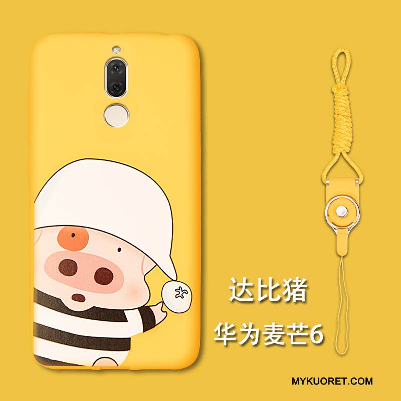 Kuori Huawei Mate 10 Lite Pehmeä Neste Persoonallisuus Punainen, Kotelo Huawei Mate 10 Lite Suojaus Puhelimen Kuoret Pesty Suede