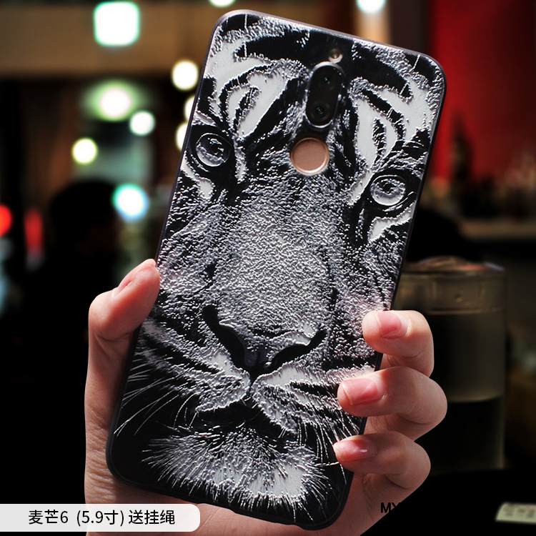 Kuori Huawei Mate 10 Lite Pehmeä Neste Puhelimen Kuoret Trendi, Kotelo Huawei Mate 10 Lite Luova Kissa Murtumaton