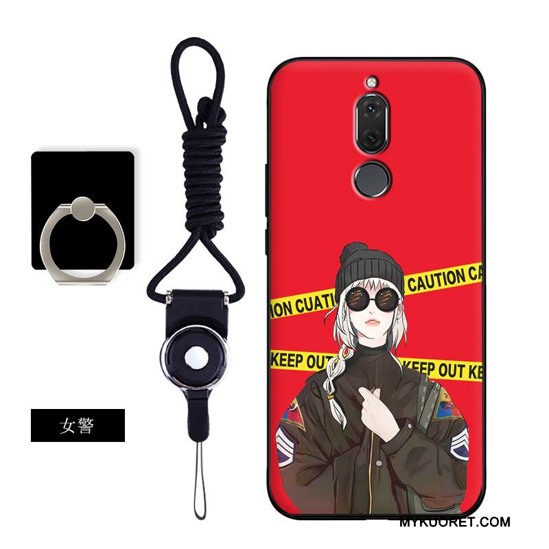 Kuori Huawei Mate 10 Lite Pehmeä Neste Punainen Puhelimen Kuoret, Kotelo Huawei Mate 10 Lite Suojaus Persoonallisuus Trendi