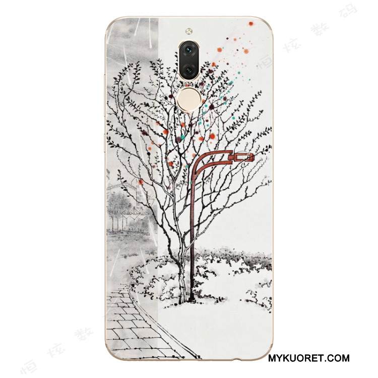 Kuori Huawei Mate 10 Lite Pehmeä Neste Trendi Puhelimen Kuoret, Kotelo Huawei Mate 10 Lite Laukut Murtumaton Valkoinen