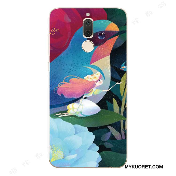 Kuori Huawei Mate 10 Lite Pehmeä Neste Trendi Puhelimen Kuoret, Kotelo Huawei Mate 10 Lite Laukut Murtumaton Valkoinen