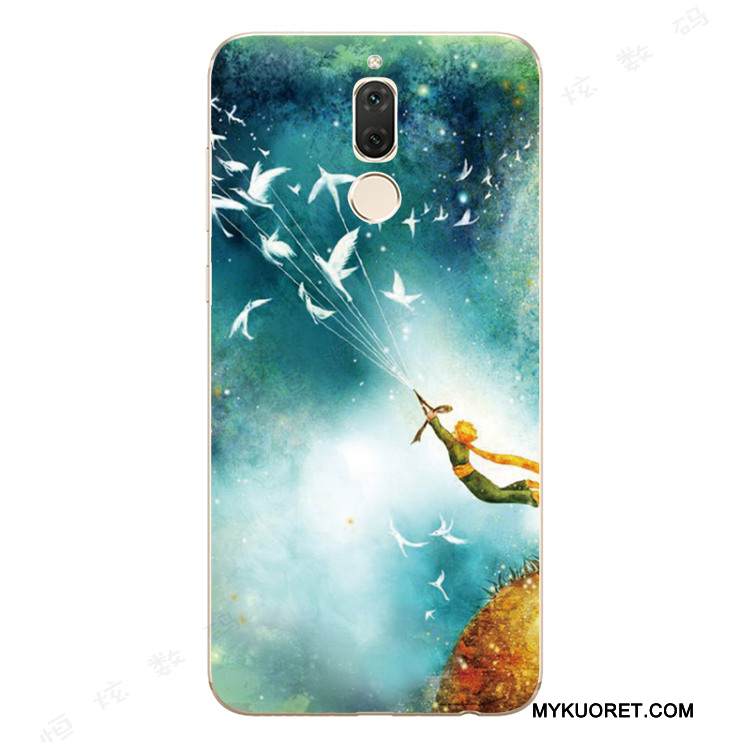 Kuori Huawei Mate 10 Lite Pehmeä Neste Trendi Puhelimen Kuoret, Kotelo Huawei Mate 10 Lite Laukut Murtumaton Valkoinen