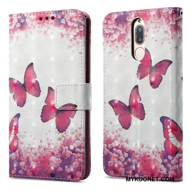 Kuori Huawei Mate 10 Lite Salkku Jauhe, Kotelo Huawei Mate 10 Lite Nahka