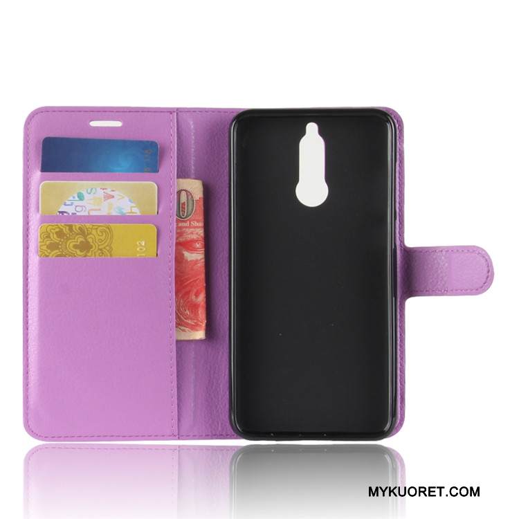 Kuori Huawei Mate 10 Lite Salkku Vihreä, Kotelo Huawei Mate 10 Lite Nahka