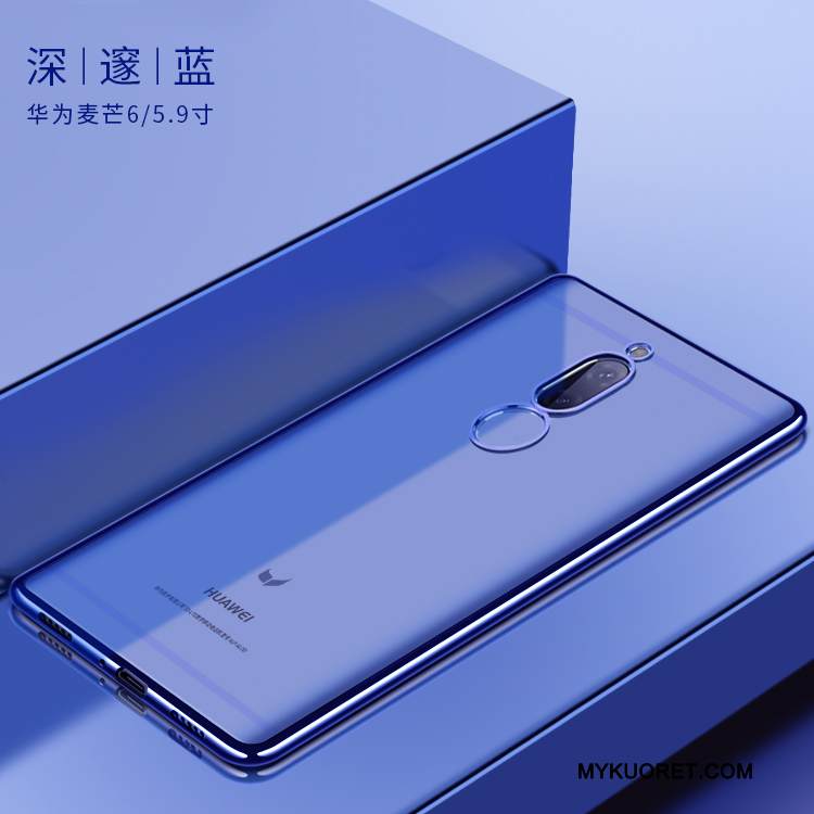 Kuori Huawei Mate 10 Lite Silikoni Murtumaton Musta, Kotelo Huawei Mate 10 Lite Pehmeä Neste Puhelimen Kuoret Läpinäkyvä