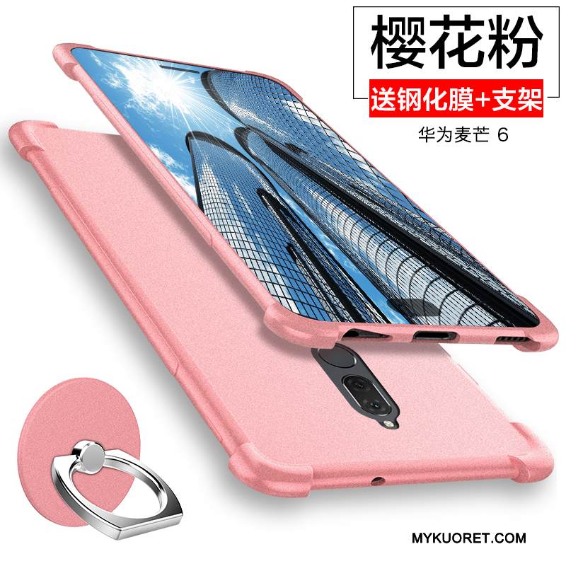 Kuori Huawei Mate 10 Lite Silikoni Puhelimen Kuoret Hopea, Kotelo Huawei Mate 10 Lite Suojaus Suupaltti Murtumaton