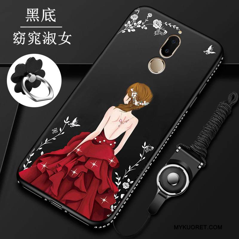 Kuori Huawei Mate 10 Lite Silikoni Trendi Puhelimen Kuoret, Kotelo Huawei Mate 10 Lite Pehmeä Neste Murtumaton Persoonallisuus