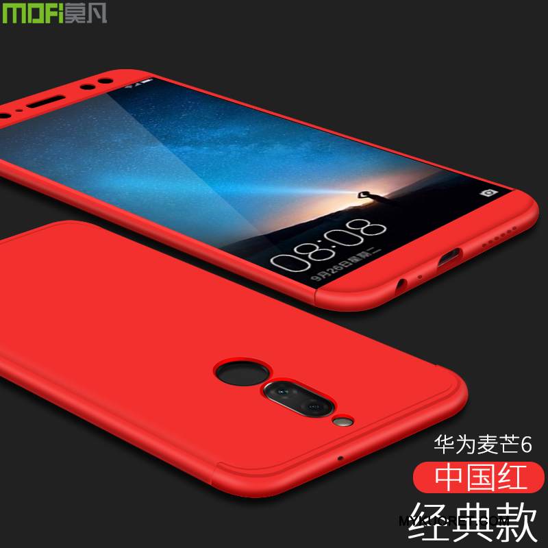 Kuori Huawei Mate 10 Lite Suojaus Murtumaton Trendi, Kotelo Huawei Mate 10 Lite Luova Punainen Puhelimen Kuoret