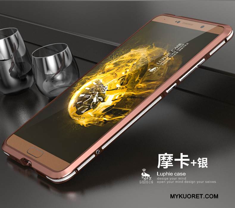 Kuori Huawei Mate 10 Metalli Kulta Ultra, Kotelo Huawei Mate 10 Suojaus Ohut Kehys