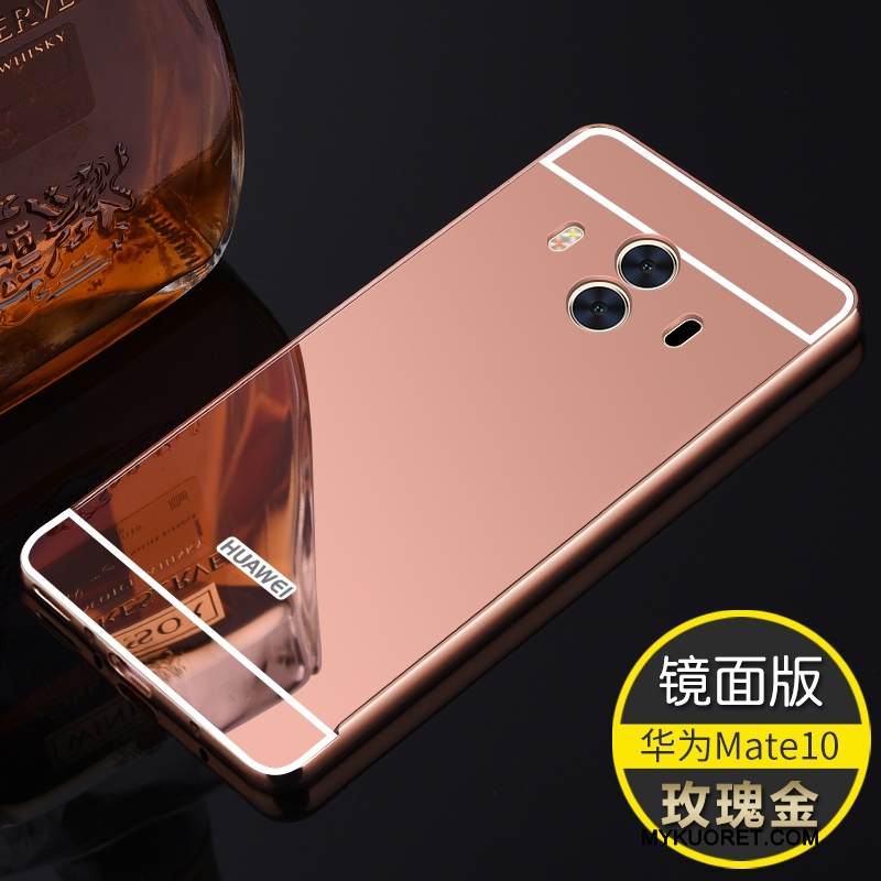 Kuori Huawei Mate 10 Metalli Takakansi Peili, Kotelo Huawei Mate 10 Suojaus Puhelimen Kuoret Murtumaton