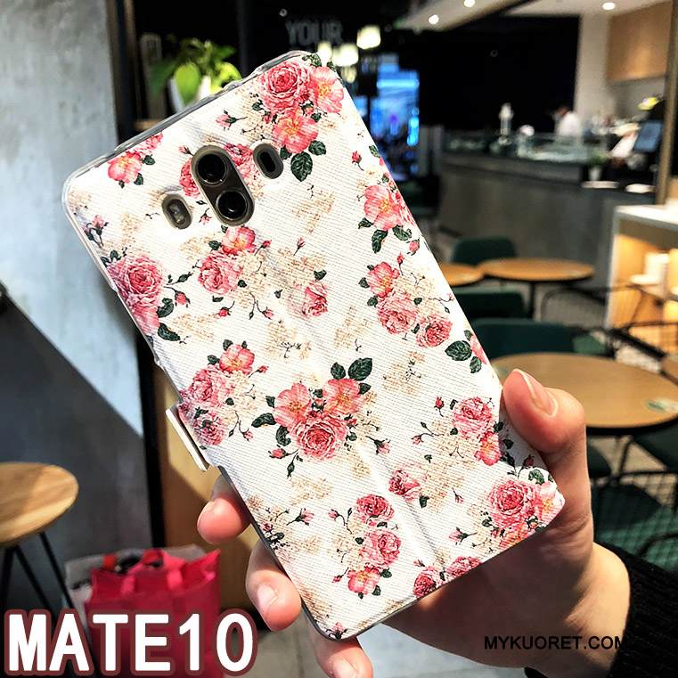 Kuori Huawei Mate 10 Nahka Horrostila Jauhe, Kotelo Huawei Mate 10 Suojaus Trendi Lisävarusteet