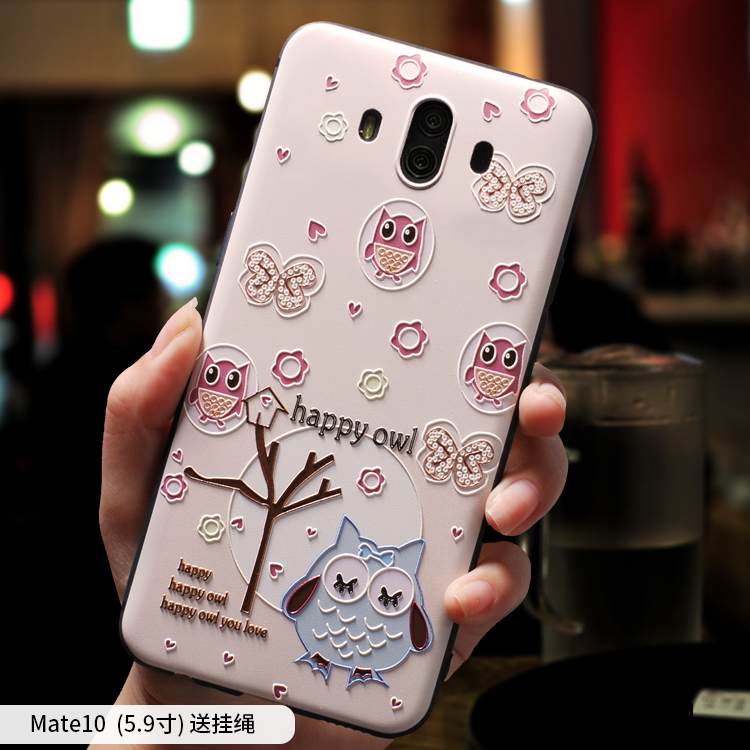 Kuori Huawei Mate 10 Pehmeä Neste Ihana Murtumaton, Kotelo Huawei Mate 10 Silikoni Puhelimen Kuoret Trendi
