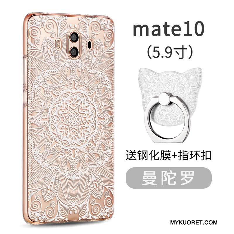 Kuori Huawei Mate 10 Pehmeä Neste Persoonallisuus Keltainen, Kotelo Huawei Mate 10 Luova Puhelimen Kuoret