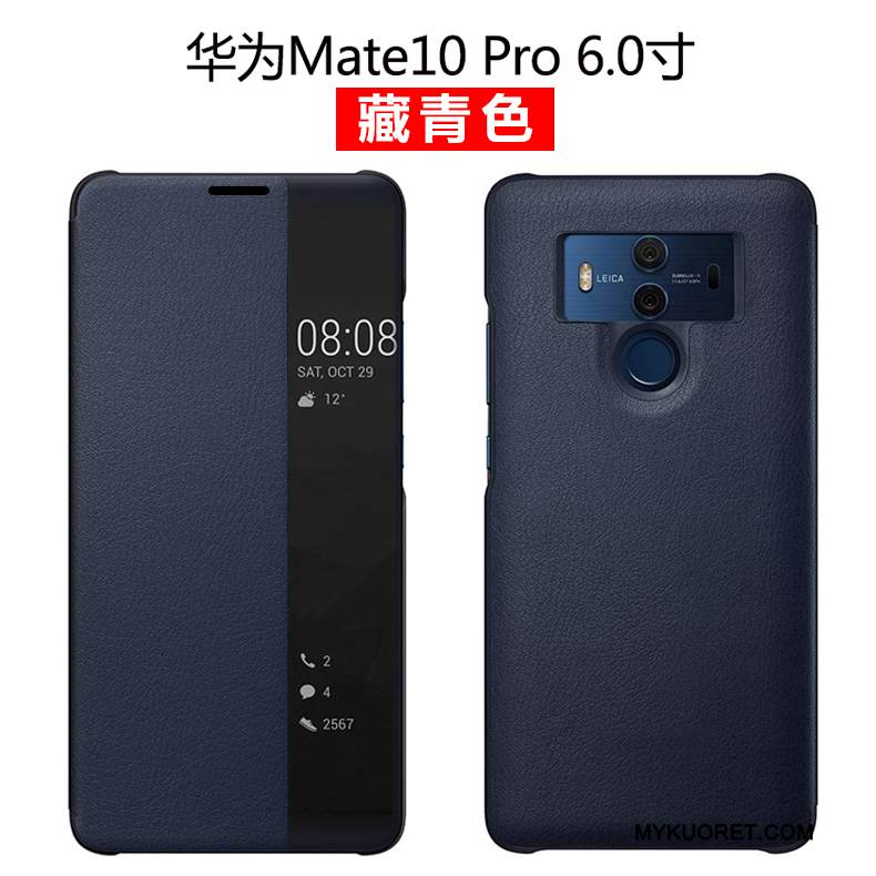 Kuori Huawei Mate 10 Pro Kuoret Puhelimen Kuoret 说, Kotelo Huawei Mate 10 Pro Nahka
