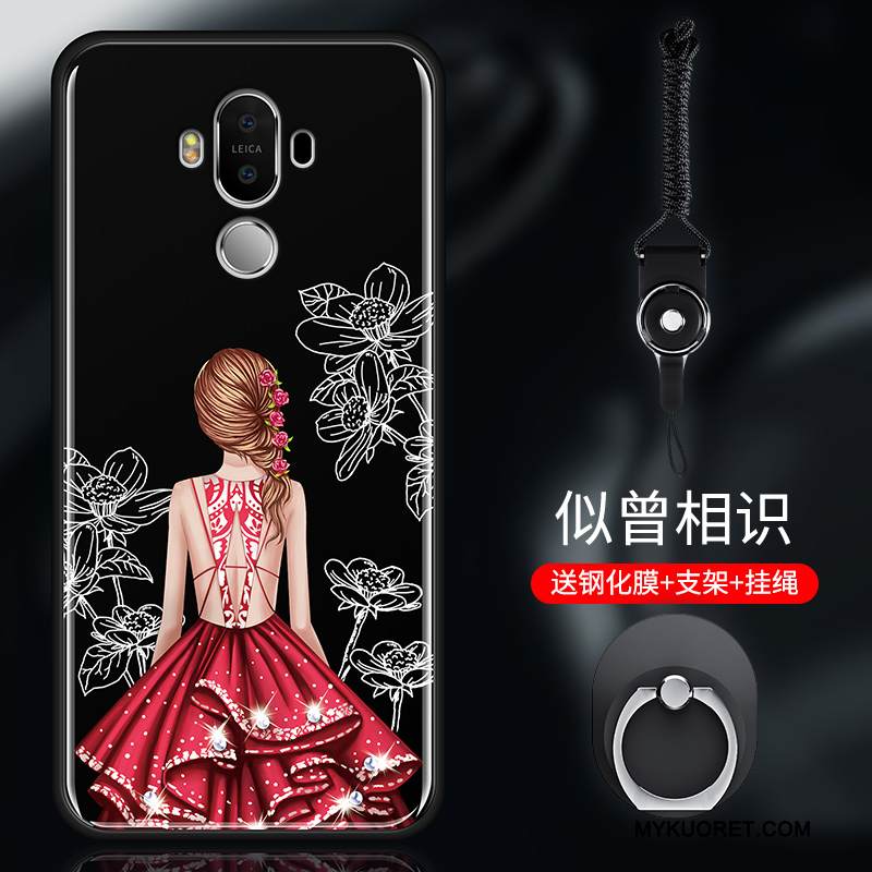 Kuori Huawei Mate 10 Pro Laukut Lasi Persoonallisuus, Kotelo Huawei Mate 10 Pro Suojaus Puhelimen Kuoret Murtumaton