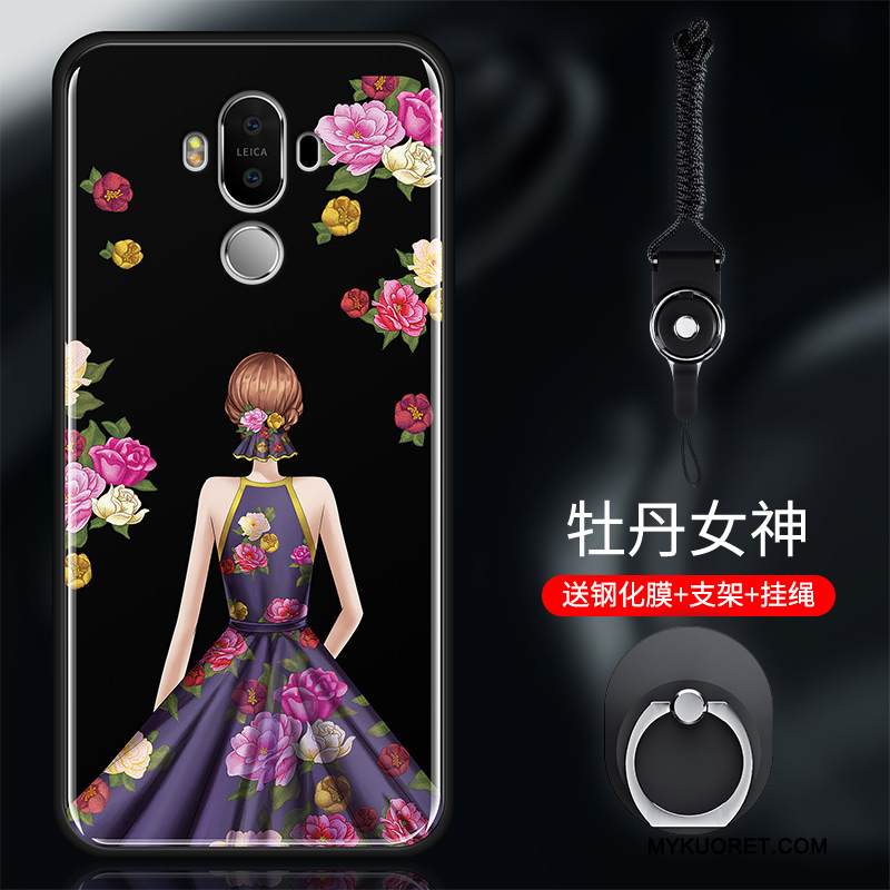 Kuori Huawei Mate 10 Pro Laukut Lasi Persoonallisuus, Kotelo Huawei Mate 10 Pro Suojaus Puhelimen Kuoret Murtumaton