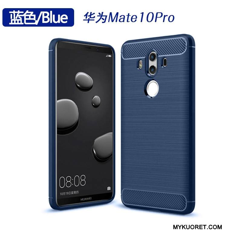 Kuori Huawei Mate 10 Pro Laukut Murtumaton Puhelimen Kuoret, Kotelo Huawei Mate 10 Pro Silikoni Vihreä