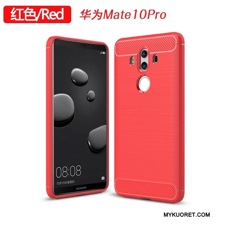 Kuori Huawei Mate 10 Pro Laukut Murtumaton Puhelimen Kuoret, Kotelo Huawei Mate 10 Pro Silikoni Vihreä