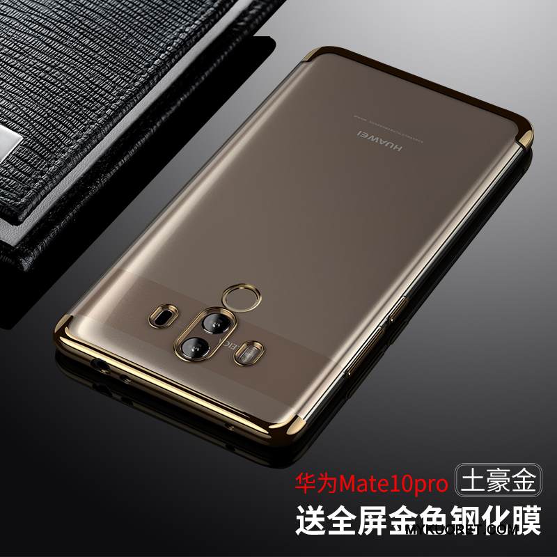 Kuori Huawei Mate 10 Pro Laukut Puhelimen Kuoret Läpinäkyvä, Kotelo Huawei Mate 10 Pro Silikoni Tide-brändi Pinnoitus