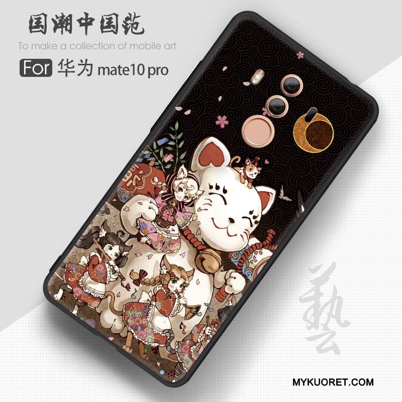 Kuori Huawei Mate 10 Pro Laukut Puhelimen Kuoret Muokata, Kotelo Huawei Mate 10 Pro Silikoni Sininen Ripustettavat Koristeet