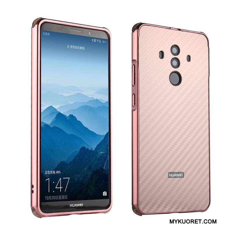 Kuori Huawei Mate 10 Pro Metalli Jauhe Trendi, Kotelo Huawei Mate 10 Pro Suojaus Kehys Puhelimen Kuoret