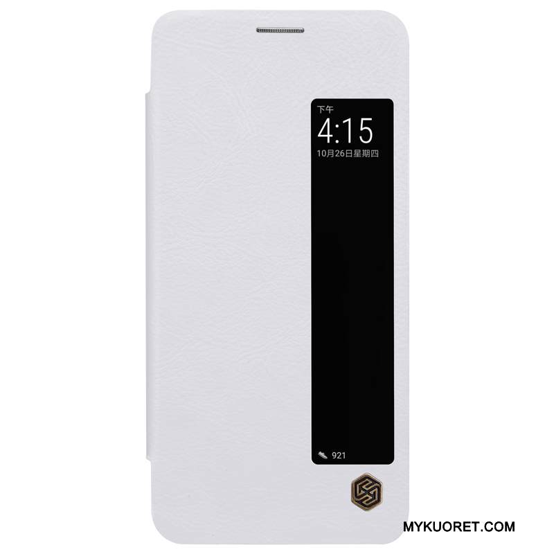 Kuori Huawei Mate 10 Pro Nahka Kulta Puhelimen Kuoret, Kotelo Huawei Mate 10 Pro Suojaus Viini Punainen Liiketoiminta