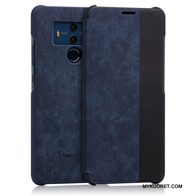 Kuori Huawei Mate 10 Pro Nahka Liiketoiminta Puhelimen Kuoret, Kotelo Huawei Mate 10 Pro Kuoret Murtumaton