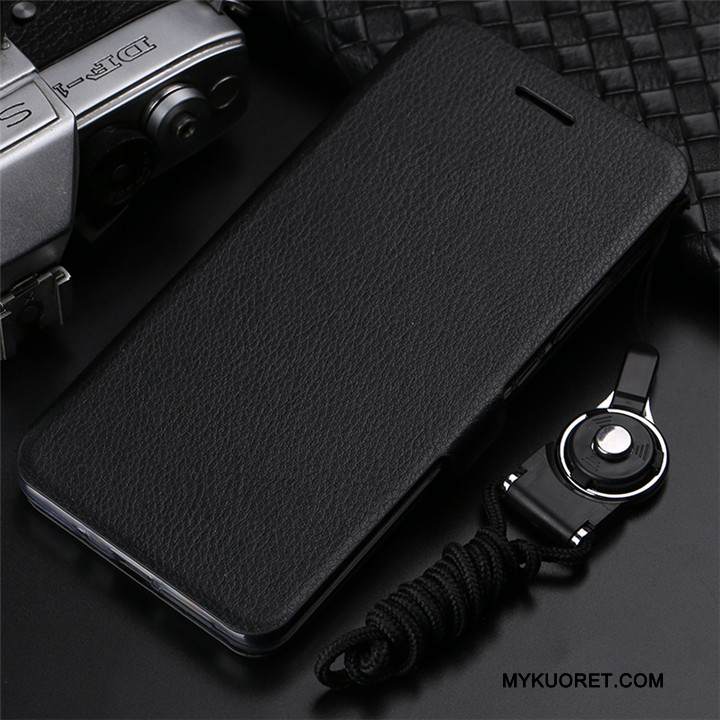 Kuori Huawei Mate 10 Pro Nahka Ripustettavat Koristeet Harmaa, Kotelo Huawei Mate 10 Pro Kuoret Murtumaton