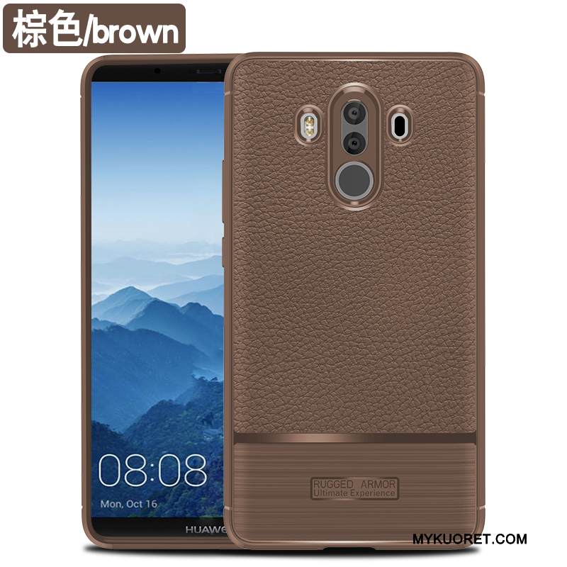 Kuori Huawei Mate 10 Pro Pehmeä Neste Puhelimen Kuoret Pesty Suede, Kotelo Huawei Mate 10 Pro Silikoni Ultra Musta